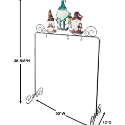 Holiday Gnome Standing Stocking Holder