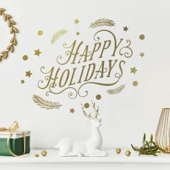 Holiday Sentiment Decal Wall Art