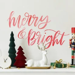 Holiday Sentiment Decal Wall Art