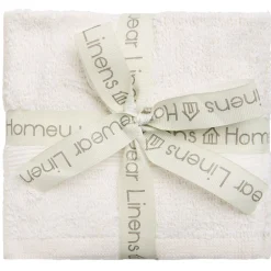 Homewear High Rise Stripe Low Twist Cotton Washcloth, Set of 6