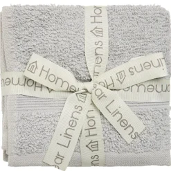 Homewear High Rise Stripe Low Twist Cotton Washcloth, Set of 6