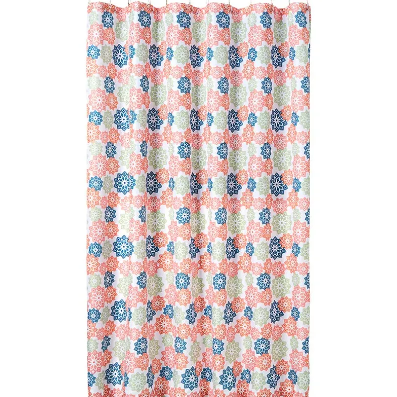 Homewear Iris Shower Curtain with Hooks