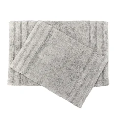 Homewear Sanibel End Border Cotton Bath Rug Set 2-Pc.