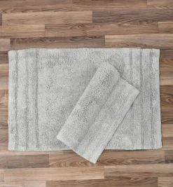 Homewear Sanibel End Border Cotton Bath Rug Set 2-Pc.