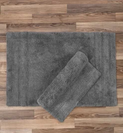 Homewear Sanibel End Border Cotton Bath Rug Set 2-Pc.
