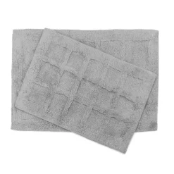 Homewear Sanibel Windowpane Bath Rug Set, 2-Pc.