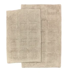 Homewear Sanibel Windowpane Bath Rug Set, 2-Pc.