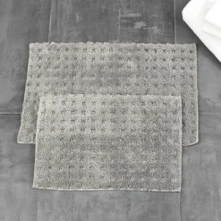 Homewear Soft Sensations Waffle Bath Set with Non-Skid Backing, 2-Pc.