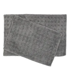 Homewear Soft Sensations Waffle Bath Set with Non-Skid Backing, 2-Pc.