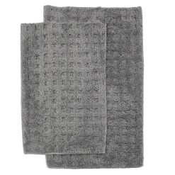Homewear Soft Sensations Waffle Bath Set with Non-Skid Backing, 2-Pc.