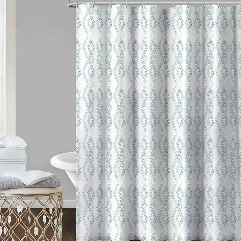 Homewear Vines Shower Curtain Set with Hooks
