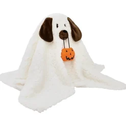 Howl-o-Ween Ghost Dog Halloween Decorative Pillow