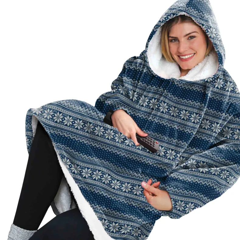 Huggle™ Hoodie - Ultra Plush, Unisex Wearable Blanket, One Size Fits