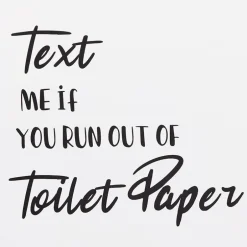 Humorous Bathroom Wall Art