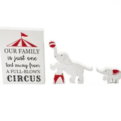 Humorous Family Circus 3-Pc. Decor Set