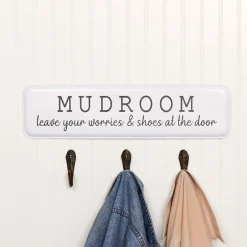 Humorous Household Metal Signs - Bathroom, Laundry, or Mudroom