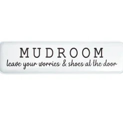 Humorous Household Metal Signs - Bathroom, Laundry, or Mudroom