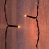 Icicle LED Curtain Lights Orange - 10 Ft