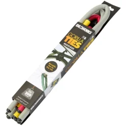Ideaworks® Gorilla Ties - Multi-Size Flexible, Durable, Reusable, Set of 6