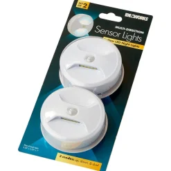 Ideaworks® Motion Sensor LED Night Lights - Multi Directional, Set of 2
