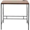 Industrial Desk with Outlet and USB Port