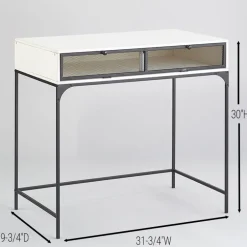 Industrial Farmhouse Style Desk with Storage