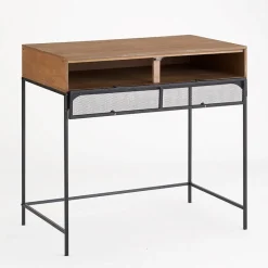 Industrial Farmhouse Style Desk with Storage