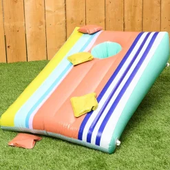 Inflatable Cornhole Bean Bag Toss Game - Durable Indoor and Outdoor Fun