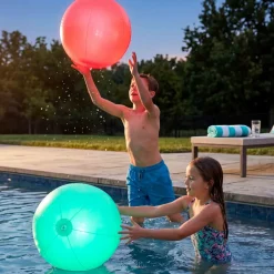Inflatable LED Glowing Balls Set of 2 Color Change With Remote