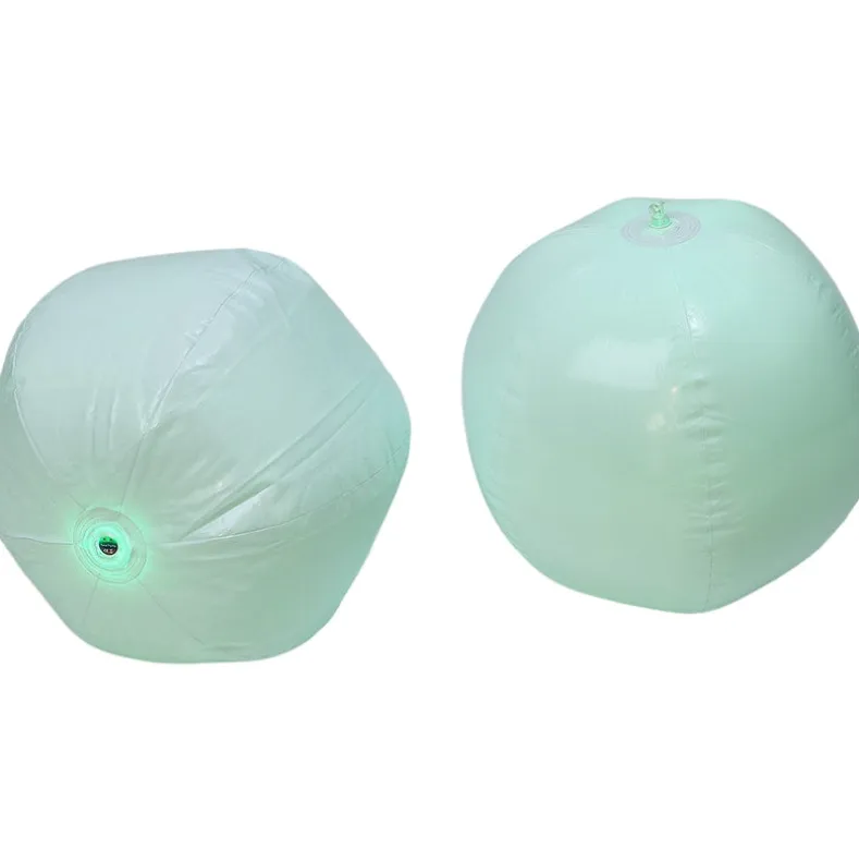 Inflatable LED Glowing Balls Set of 2 Color Change With Remote
