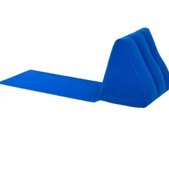 Inflatable Triangle Cushion PVC Flocking Chaise Lounger Outdoor Mat