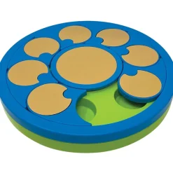 2-in-1 Interactive Pet Toy with Treat Puzzle