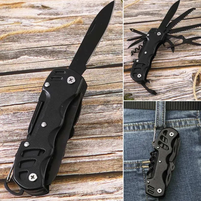 15-In-1 Multifunctional Pocket Tool Camping Survival