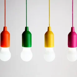 Insta-Bright Set of 4 Pull Lights - Energy-Efficient LEDs