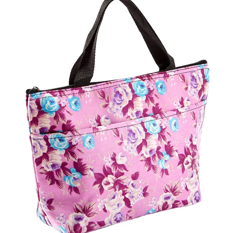Insulated Reusable Cooler Tote Bag Floral
