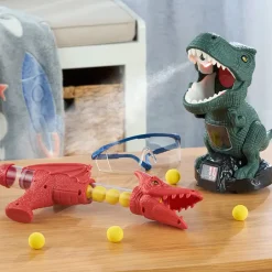 Interactive Dino Shooter Game - Roaring T-Rex with Mist Effects, and Lights