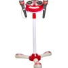 Interactive Stage Microphone for 2 - Adjustable Stand and Flashing Lights
