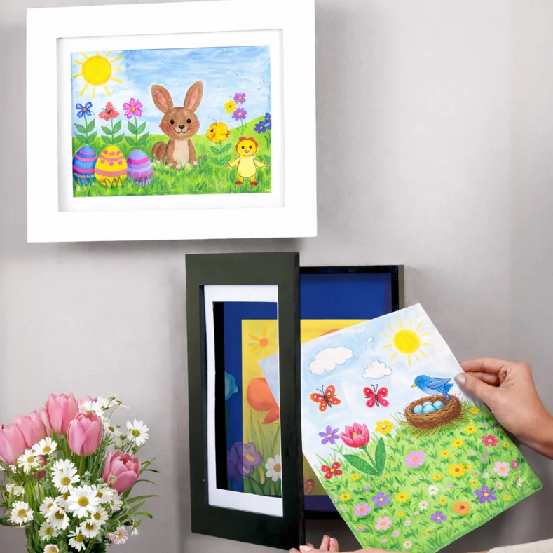 Interchangeable Artwork Frame With Storage