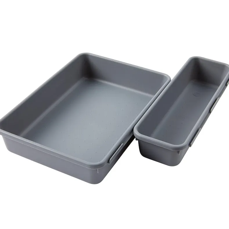 Interlocking Desk Drawer Organizer Tray Dividers 8 Piece