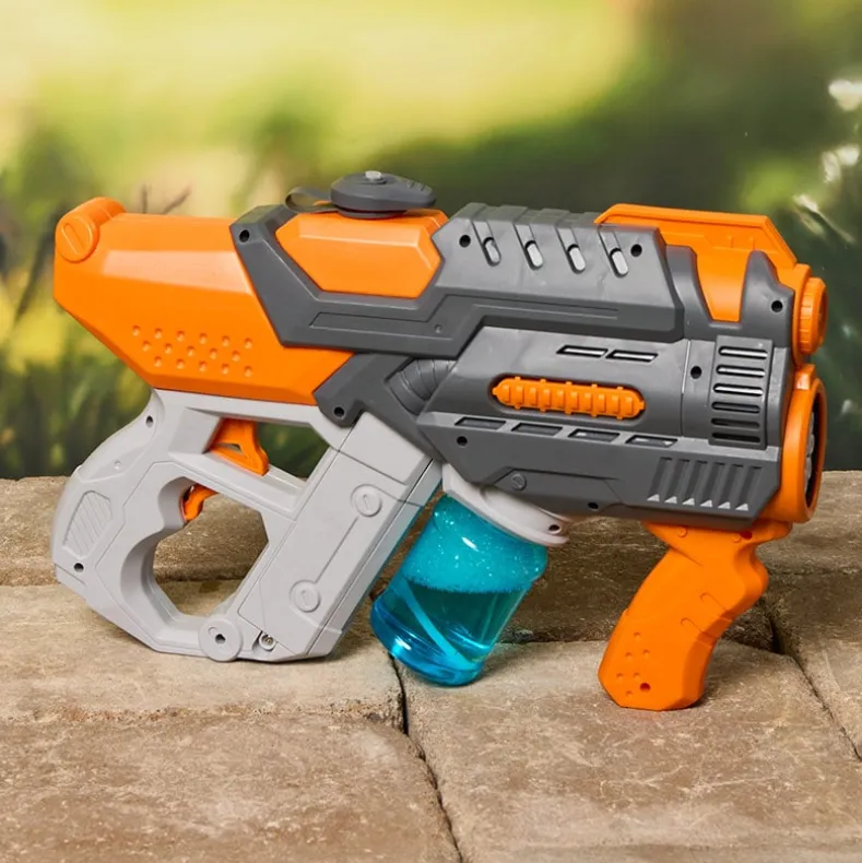 2-In-1 Water and Bubble Gun - Powerful Water Blaster and Bubble Maker