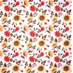 Jacobean Sunflower Shower Curtain, Bath Rug, Hand Towels, or Hooks