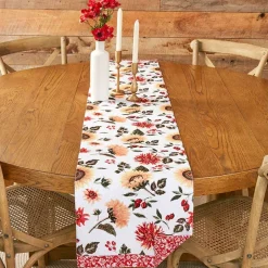 Jacobean Sunflower Table Runner or Set of 4 Placemats