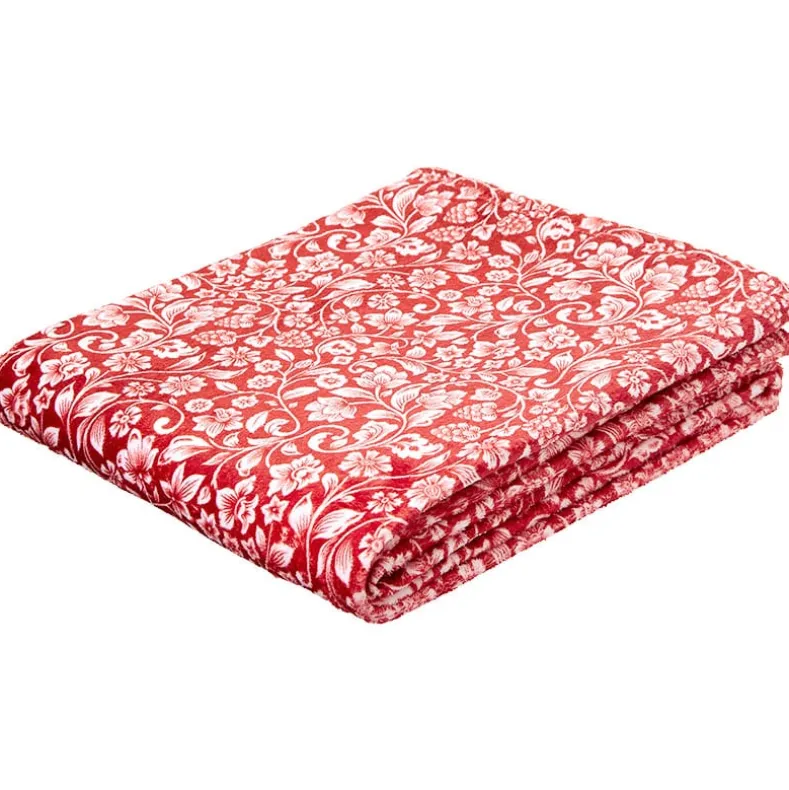 Jacobean Sunflower 50" x 60" Fleece Plush Throw