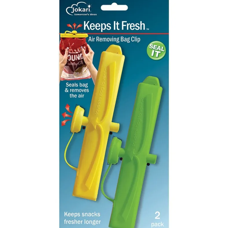 Jokari Air Removing Bag Clips - 2-Pk.