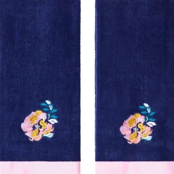 Jolene Patchwork Hand Towels, Set of 2