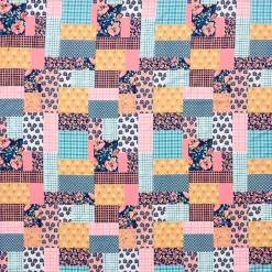Jolene Patchwork Shower Curtain