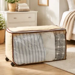 Jumbo Wheeled Storage Bag with Clear Window