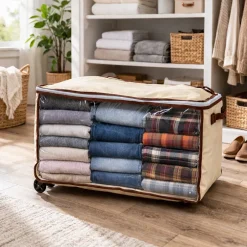 Jumbo Wheeled Storage Bag with Clear Window