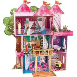 Kidkraft® Storybook Mansion - Fairytale Dollhouse with 14 Furniture Pieces
