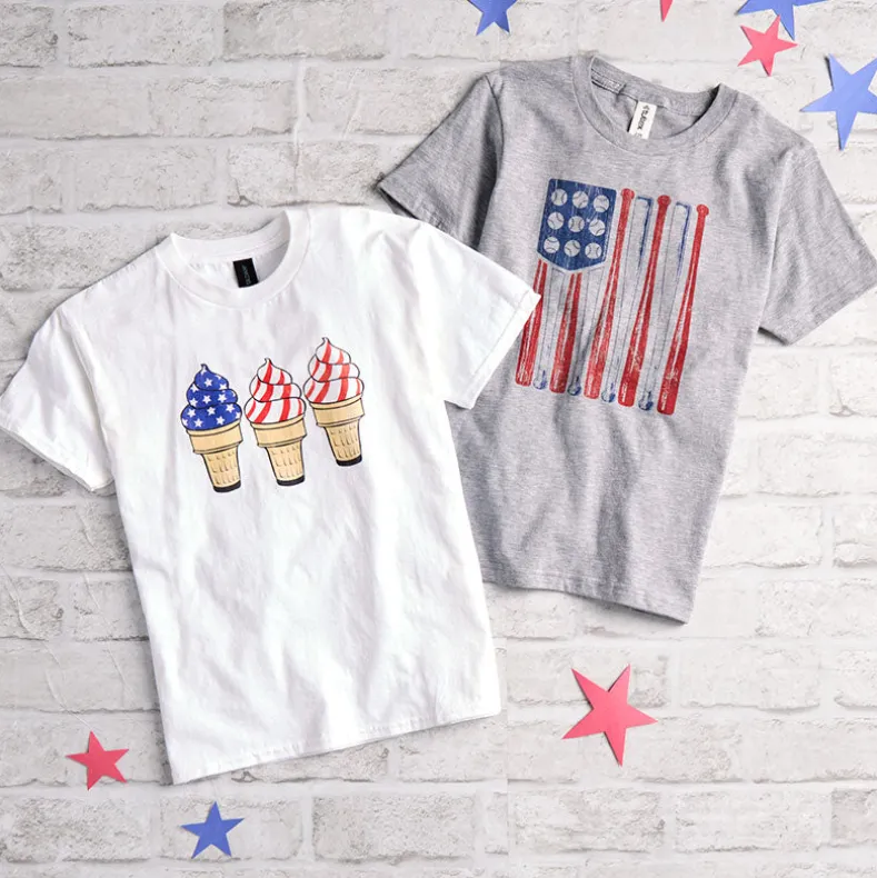 Kids Americana Short Sleeve Graphic T-Shirt